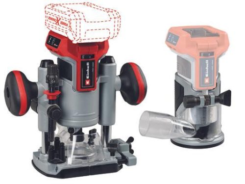 Einhell TP-RO 18 Set Li BL - Solo akkus felsőmaró és élmaró