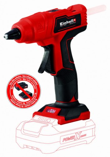 Einhell TE-CG 18 Li - Solo ragasztópisztoly