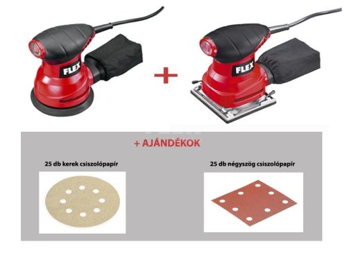 Flex MS 713 rezgőcsiszoló + XS 713 excentercsiszoló