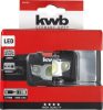 KWB PROFI COB-LED 1.5 W több funkciós 1,5 W-os COB-LED fejlámpa akku: 1.800 mAh  fényerő: 214 lm