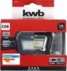 "KWB PROFI COB-LED 1.5 W HEAD LIGHT több funkciós 3 W-os COB-LED fejlámpa akku: 1.500 mAh  fényerő: 294 lm"