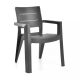 HECHT ANEGADA G CHAIR - Anegada graphite kerti szék